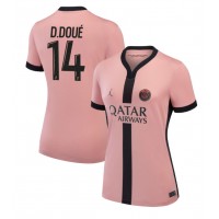 Paris Saint-Germain Desire Doue #14 Tretí Ženy futbalový dres 2024-25 Krátky Rukáv